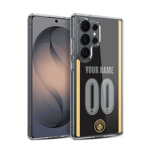 Custom Customised Personalised Manchester City Man City FC 2026/27 Badge Kit Away Soft Gel Case for Samsung Galaxy S26 Ultra