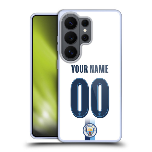 Custom Customised Personalised Manchester City Man City FC 2026/27 Badge Kit Third Soft Gel Case for Samsung Galaxy S26 Ultra
