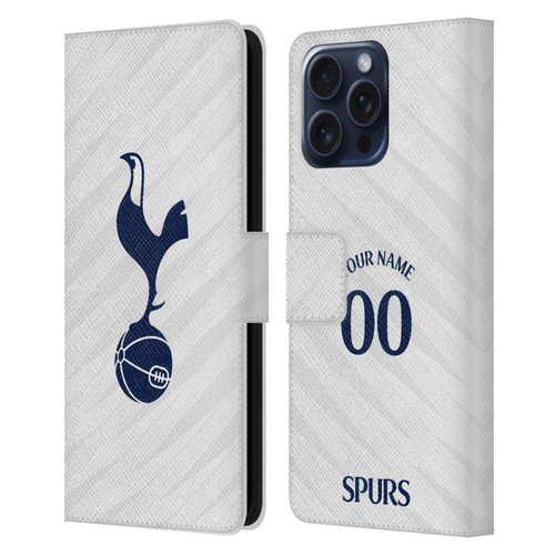 Custom Customised Personalised Tottenham Hotspur F.C. 2026/27 Badge Kit Home Leather Book Wallet Case Cover For Samsung Galaxy S25 FE