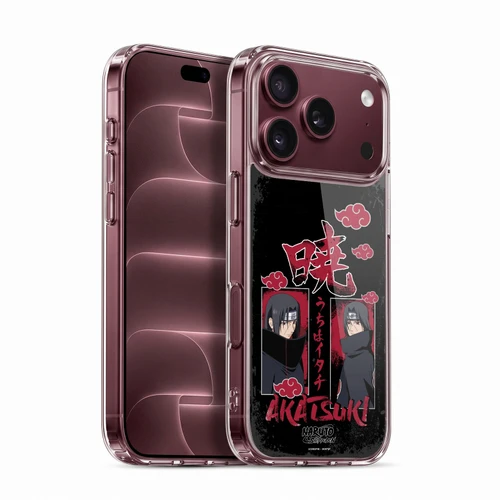 Naruto Shippuden Art Itachi Uchiha Akatsuki Soft Gel Case for Apple iPhone 18 Pro