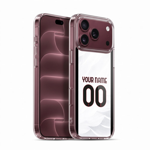 Custom Customised Personalised AC Milan 2026/27 Crest Kit Away Soft Gel Case for Apple iPhone 18 Pro Max