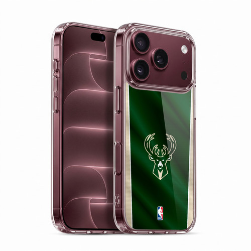 NBA Milwaukee Bucks Vertical Banner Soft Gel Case for Apple iPhone 18 Pro
