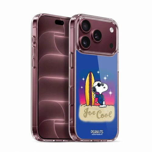 Peanuts Snoopy Boardwalk Airbrush Joe Cool Surf Soft Gel Case for Apple iPhone 18 Pro