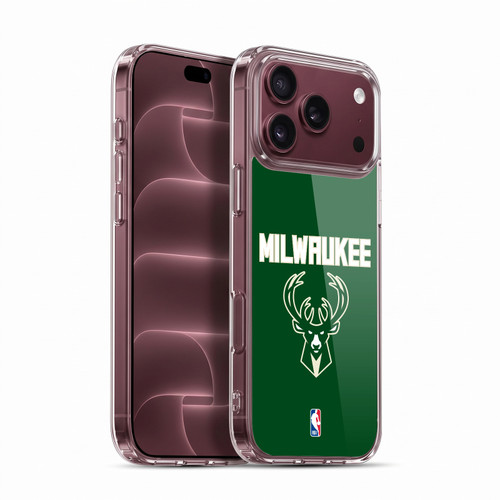 NBA Milwaukee Bucks Logo Green Design Soft Gel Case for Apple iPhone 18 Pro Max