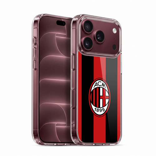 AC Milan 2026/27 Crest Kit Home Soft Gel Case for Apple iPhone 18 Pro
