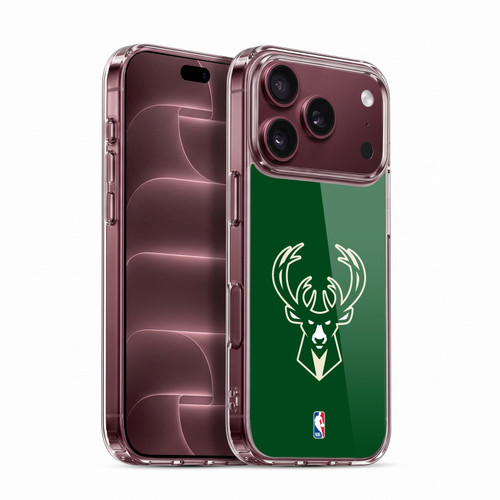 NBA Milwaukee Bucks Logo Green Soft Gel Case for Apple iPhone 18 Pro