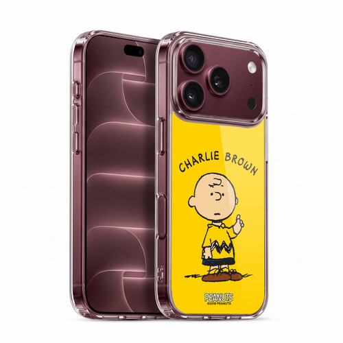Peanuts Characters Charlie Brown Soft Gel Case for Apple iPhone 18 Pro