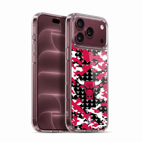 NBA Chicago Bulls Camouflage Soft Gel Case for Apple iPhone 18 Pro Max