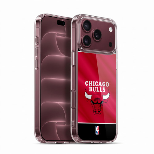 NBA Chicago Bulls Horizontal Banner Soft Gel Case for Apple iPhone 18 Pro Max