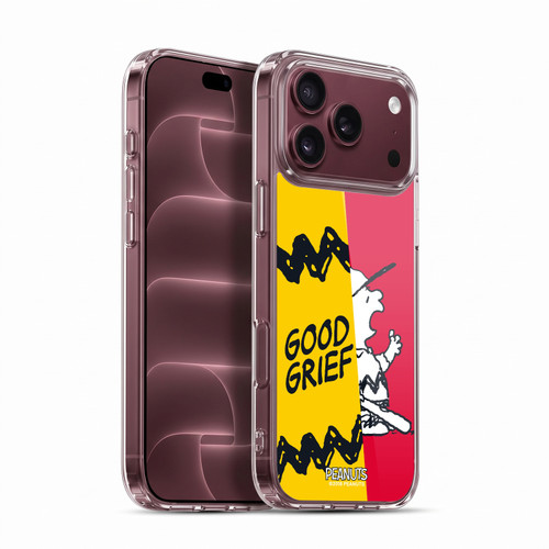 Peanuts Halfs And Laughs Charlie Good Grief Soft Gel Case for Apple iPhone 18 Pro Max
