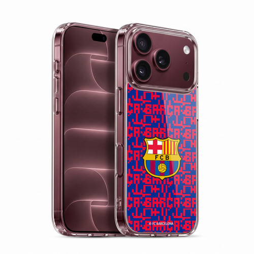 FC Barcelona Graphics Pattern Soft Gel Case for Apple iPhone 18 Pro