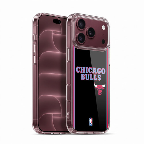 NBA Chicago Bulls Logo Black City Design Soft Gel Case for Apple iPhone 18 Pro Max