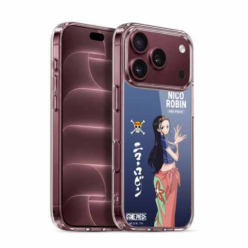 One Piece Graphic Art Nico Robin Soft Gel Case for Apple iPhone 18 Pro