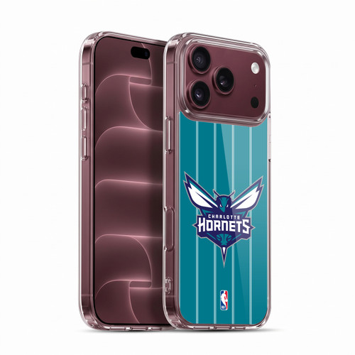 NBA Charlotte Hornets Logo Teal Design Soft Gel Case for Apple iPhone 18 Pro Max