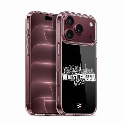WWE Wrestlemania 42 Key Art Logo Soft Gel Case for Apple iPhone 18 Pro