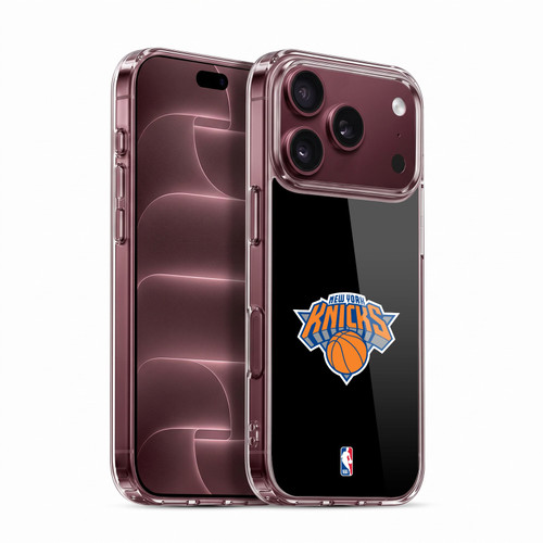 NBA New York Knicks Logo Black Design Soft Gel Case for Apple iPhone 18 Pro