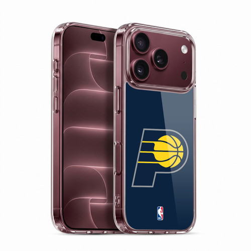 NBA Indiana Pacers Logo Navy Blue Soft Gel Case for Apple iPhone 18 Pro