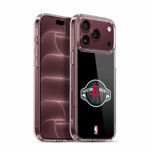 NBA Houston Rockets Logo Black Design Soft Gel Case for Apple iPhone 18 Pro Max