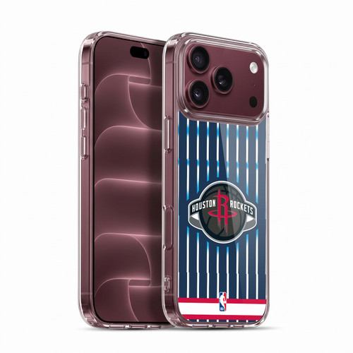 NBA Houston Rockets Logo Retro Design Soft Gel Case for Apple iPhone 18 Pro Max