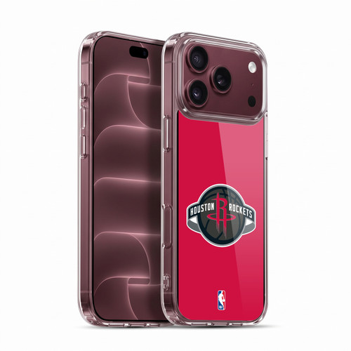 NBA Houston Rockets Logo Red Design Soft Gel Case for Apple iPhone 18 Pro Max