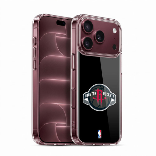 NBA Houston Rockets Logo Black Design Soft Gel Case for Apple iPhone 18 Pro