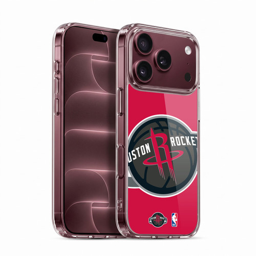 NBA Houston Rockets Logo Oversized Soft Gel Case for Apple iPhone 18 Pro