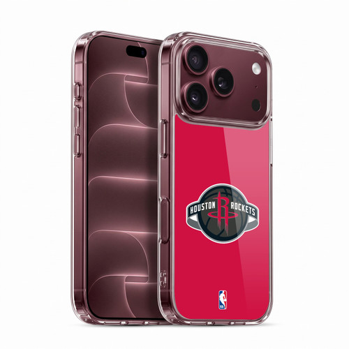 NBA Houston Rockets Logo Red Soft Gel Case for Apple iPhone 18 Pro