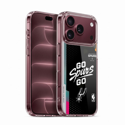 NBA San Antonio Spurs Go Spurs Go Soft Gel Case for Apple iPhone 18 Pro