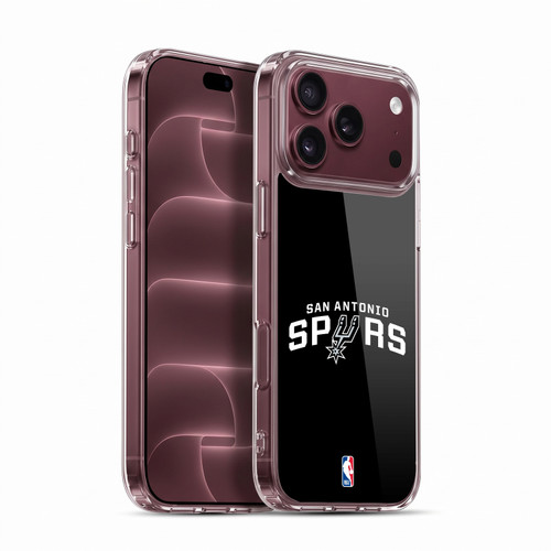 NBA San Antonio Spurs Logo Black Soft Gel Case for Apple iPhone 18 Pro Max