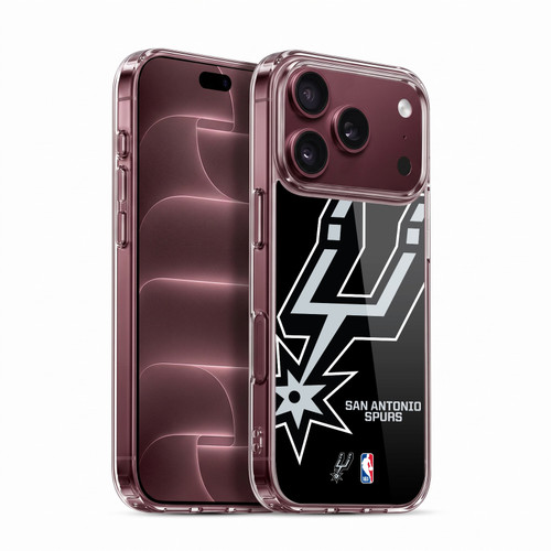 NBA San Antonio Spurs Logo Oversized Soft Gel Case for Apple iPhone 18 Pro