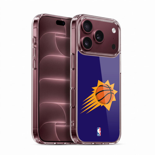 NBA Phoenix Suns Logo Purple Soft Gel Case for Apple iPhone 18 Pro