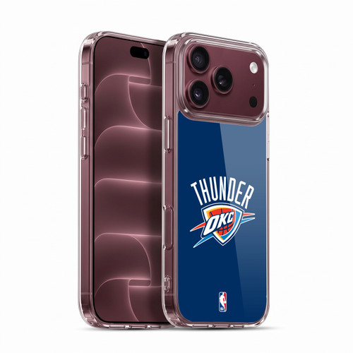 NBA Oklahoma City Thunder Logo Navy Blue Soft Gel Case for Apple iPhone 18 Pro Max