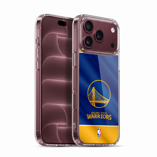 NBA Golden State Warriors Horizontal Banner Soft Gel Case for Apple iPhone 18 Pro Max