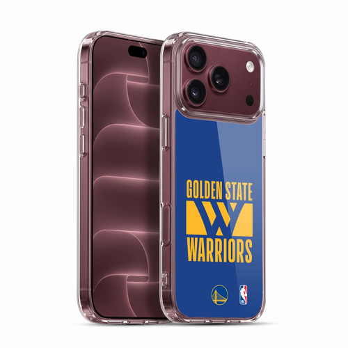 NBA Golden State Warriors Typography Soft Gel Case for Apple iPhone 18 Pro Max