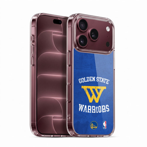 NBA Golden State Warriors Distressed Soft Gel Case for Apple iPhone 18 Pro
