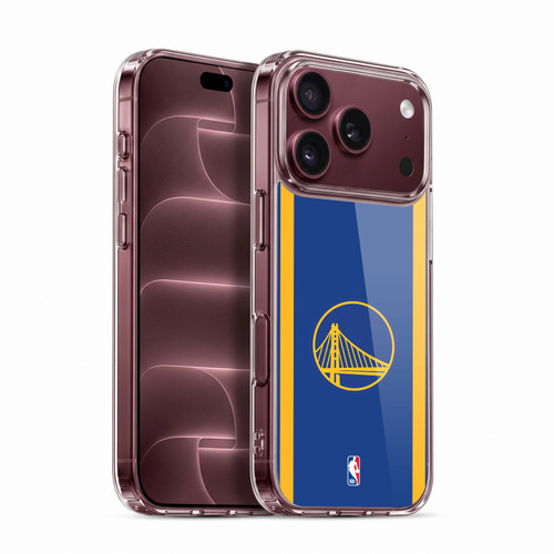 NBA Golden State Warriors Logo Blue Design Soft Gel Case for Apple iPhone 18 Pro