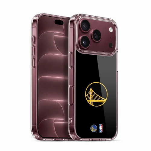 NBA Golden State Warriors Logo Black Design Soft Gel Case for Apple iPhone 18 Pro