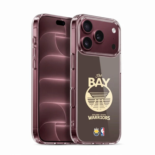 NBA Golden State Warriors Logo Brown Design Soft Gel Case for Apple iPhone 18 Pro
