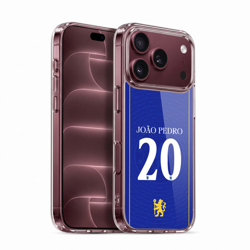 Chelsea Football Club 2026/27 Players Home Kit 1st Group João Pedro Soft Gel Case for Apple iPhone 18 Pro