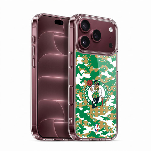 NBA Boston Celtics Camouflage Soft Gel Case for Apple iPhone 18 Pro