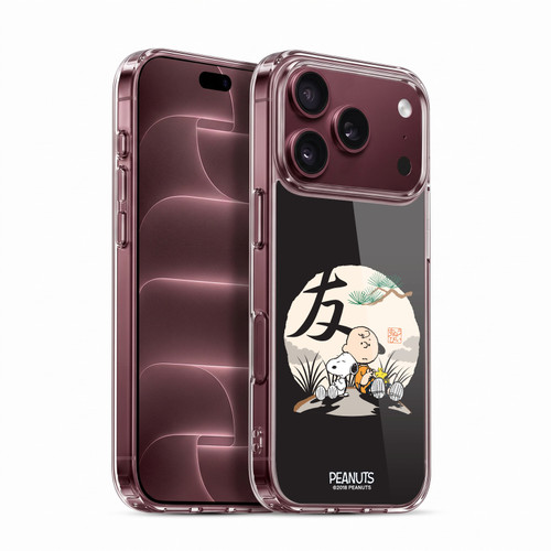 Peanuts Oriental Snoopy Charlie Brown Soft Gel Case for Apple iPhone 18 Pro