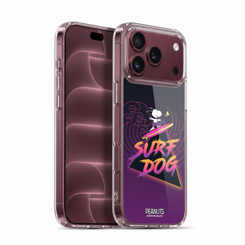 Peanuts Snoopy Aloha Disco Surf Dog Soft Gel Case for Apple iPhone 18 Pro Max