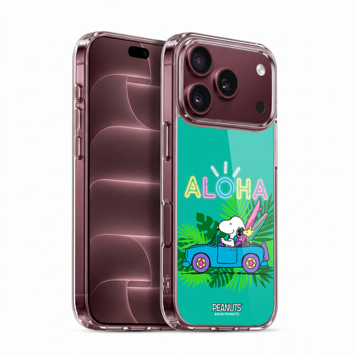 Peanuts Snoopy Aloha Disco Tropical Surf Soft Gel Case for Apple iPhone 18 Pro