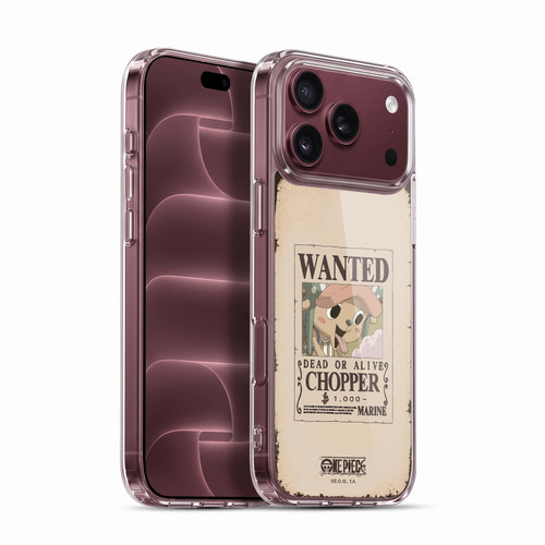One Piece Wanted Poster Chopper Soft Gel Case for Apple iPhone 18 Pro Max