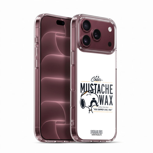 Peanuts Chuck's Barber Shop Snoopy Moustache Wax Soft Gel Case for Apple iPhone 18 Pro Max