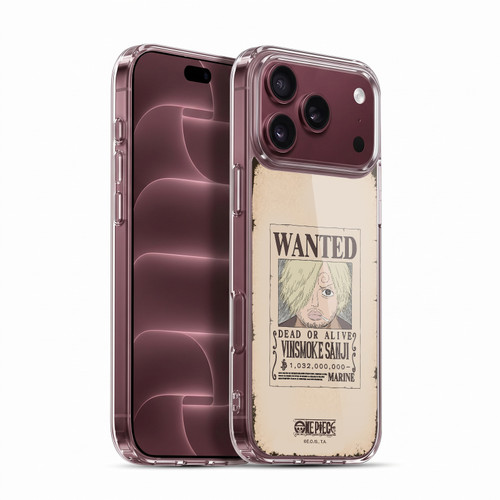 One Piece Wanted Poster Sanji Soft Gel Case for Apple iPhone 18 Pro Max