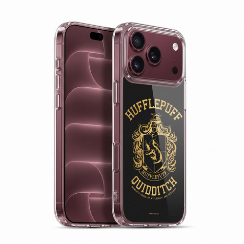 Harry Potter Deathly Hallows X Hufflepuff Quidditch Soft Gel Case for Apple iPhone 18 Pro Max