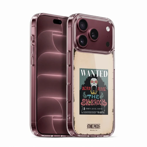 One Piece Wanted Poster Brook Soft Gel Case for Apple iPhone 18 Pro