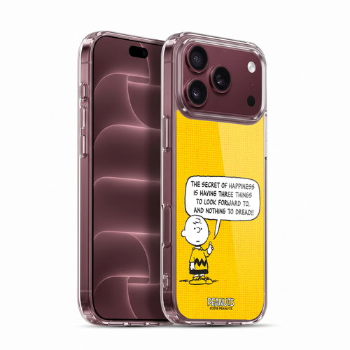 Peanuts Charlie Brown Happiness Soft Gel Case for Apple iPhone 18 Pro Max