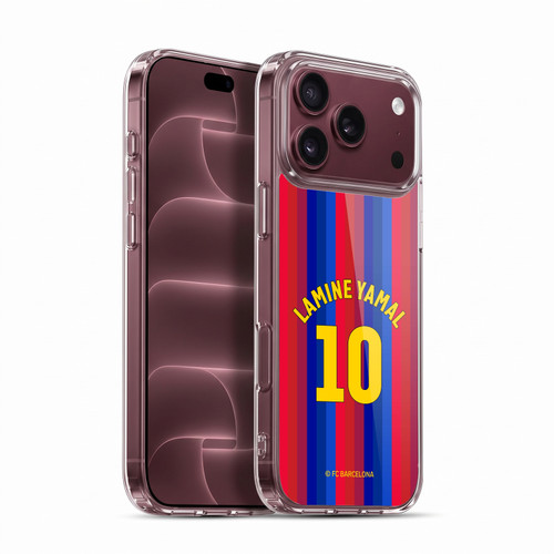 FC Barcelona 2026/27 Players Home Kit Lamine Yamal Soft Gel Case for Apple iPhone 18 Pro Max